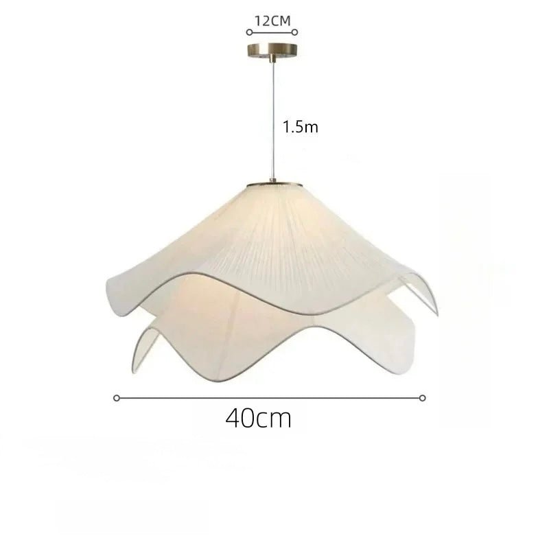 Suspension LED en Soie Véritable | Soa