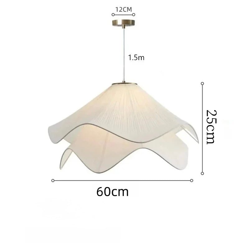 Suspension LED en Soie Véritable | Soa