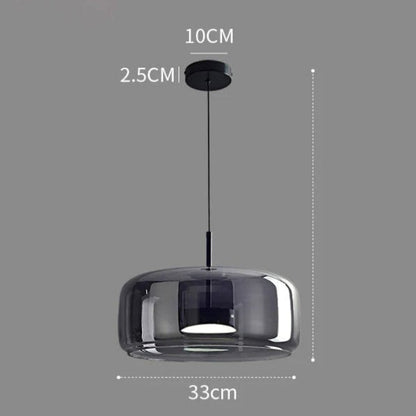 Suspension LED Design Verre Soufflé | Nébula