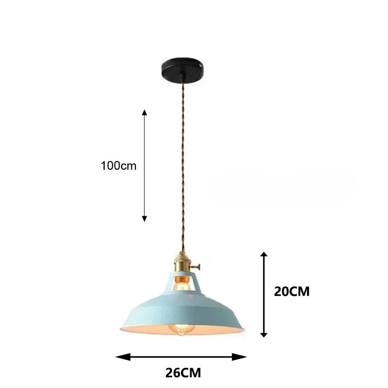 Suspension LED Vintage Colorée | Orélia