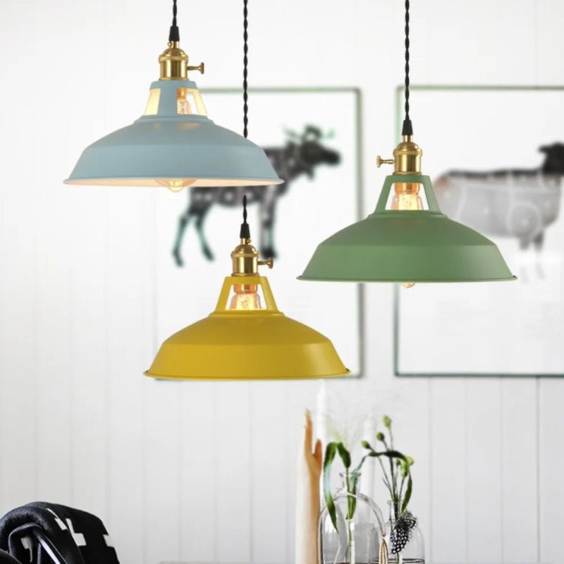 Suspension LED Vintage Colorée | Orélia