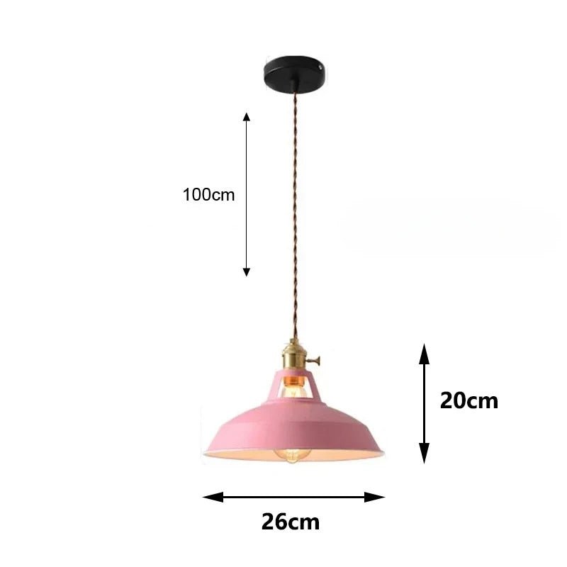 Suspension LED Vintage Colorée | Orélia